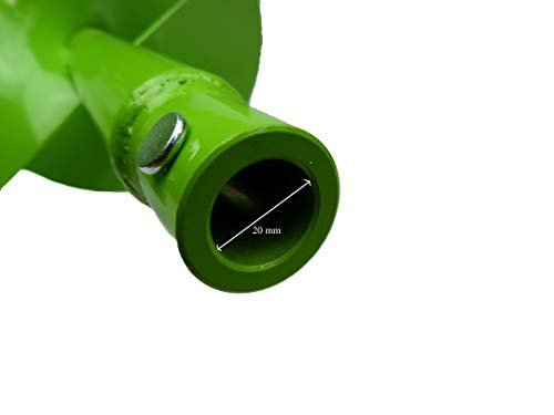 WERHE Doppelwendel Erdbohrer Ø150mm 80cm – Pfahlbohrer mit SDS Plus Adapter – Robust & Präzise - Image 7