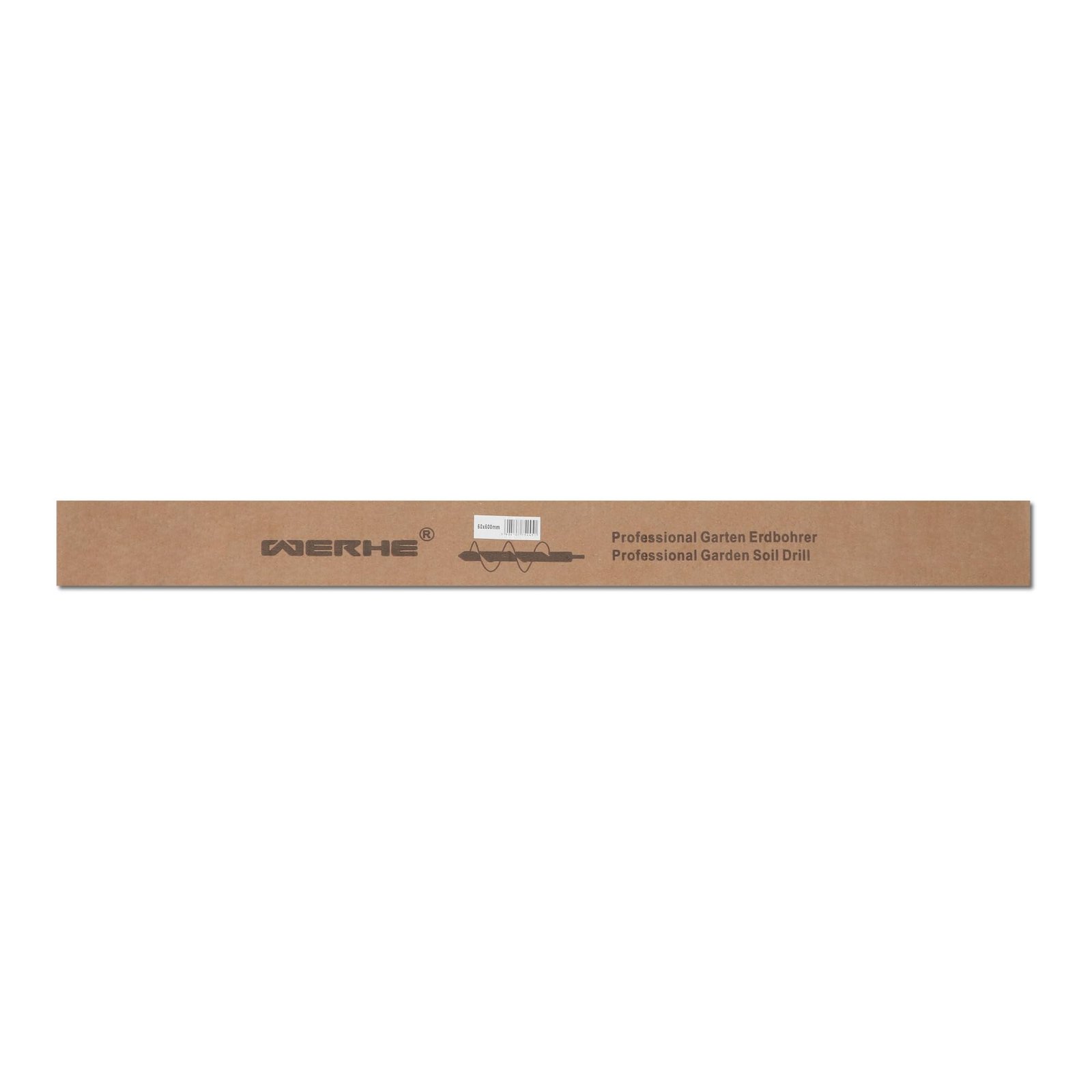 WERHE Erdbohrer 60 mm Ø, 600 mm lang für Bohrmaschine und Akkuschrauber – Gartenbohrer zum mühelosen Pflanzen von Blumen, Sträuchern und Graben von Zaunpfahl-Löchern - Image 8